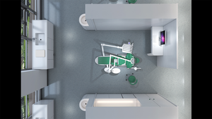 Unidad de Gabinete Dental Modular Integrada Moderna con Acabado Blanco de Grado Médico para Consultorio de Estomatología - Product Image 5