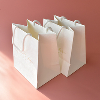 Sac De Courses Fsc Tote Cosmetic Personalizada Logotipo Regalo Embalaje Bolsas de Compras de Papel Texturizadode Lujo