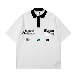 Kaos Polo Desain Terbaru Grosir Kaos Musim Panas Pria Lengan Setengah - Product Image 1