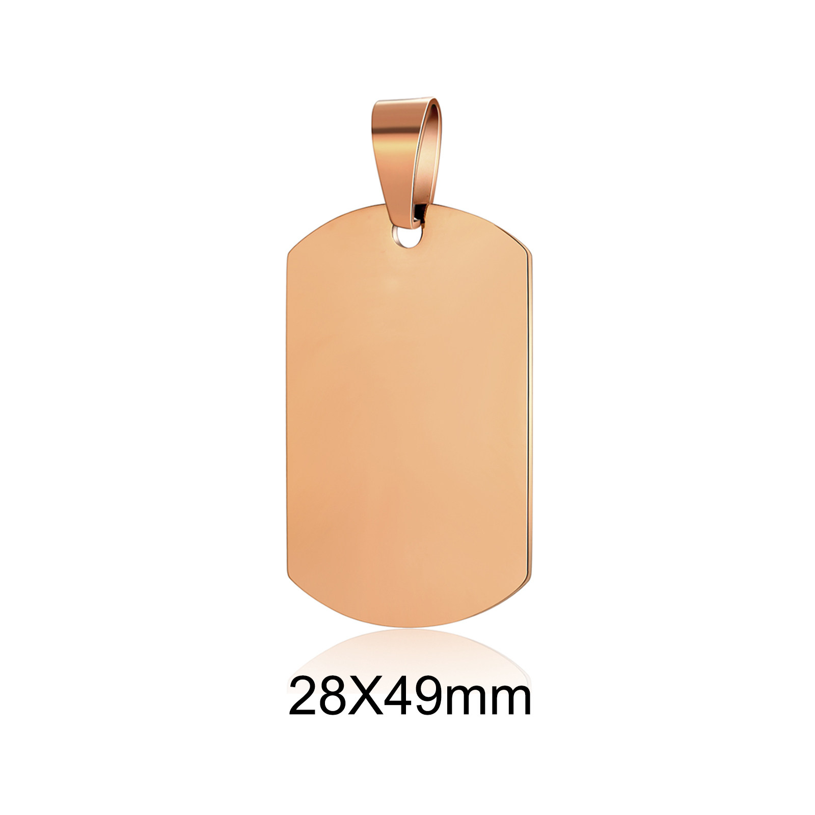 Or rose 28X49mm
