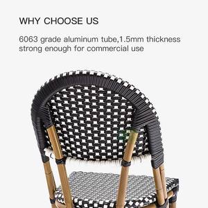 Meubles de bistrot en rotin synthétiques, mobilier de bistrot, style français, <span class=keywords><strong>Paris</strong></span>, (E1042), offre spéciale - Product Image 5