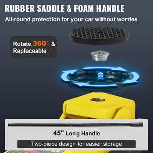 Cric hydraulique à double piston VEVOR 2,5 tonnes, robuste, à profil bas, capacité de 3 tonnes, en acier - Product Image 5