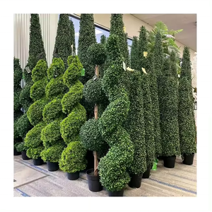 6 pieds de large bonsaï buis spirale topiaire arbre artificiel plante en soie <span class=keywords><strong>pour</strong></span> intérieur extérieur décoratif - Product Image 2