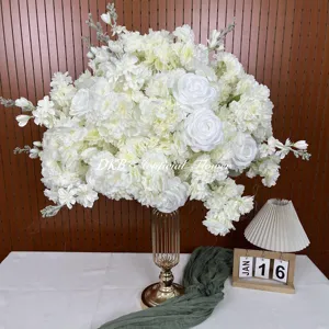 Factory Wholesale White Customize Latest Designs Flower Ball Centerpieces For Wedding Decoration For Party Event