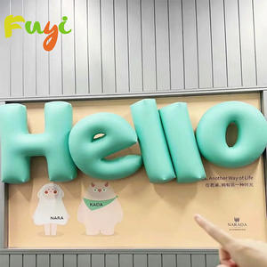 Mengisi logo cetak iklan tanda seluler tiup kustom publik untuk promosi dan acara pameran - Product Image 1