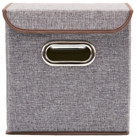 Boîte de rangement pliable Boîte d'organisation Multifonction Placard Cube Tissu Toile Paniers de rangement avec couvercles