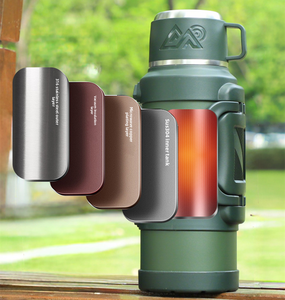Hot Custom3L/4L/<b>5L</b> Big Capacity Products Custom logo Stainless Steel <b>Water</b> Bottle Insulated With Double Handle Design - Product Image 4