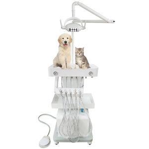 One Stop soluzione di alta qualità attrezzature mediche veterinaria portatile Mobile di lusso unità di trattamento dentale per animali domestici - Product Image 5