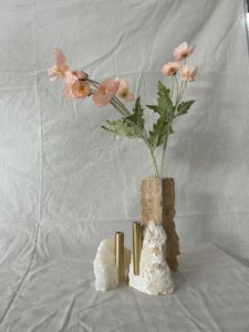 SH pietra nuovi accessori personalizzati per la decorazione della casa naturale bianco onice decorazione da tavolo <span class=keywords><strong>vasi</strong></span> di fiori nordici vaso di marmo per la casa Dec - Product Image 2