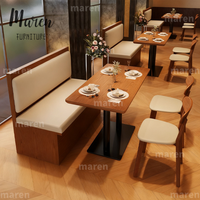 Bestseller Anpassbare Moderne Westliche Restaurant-Möbel Holz-Esstisch Stuhl Sitzgruppe für Einkaufszentrum Club Hotel Kantine