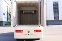 Congélateur portable à trois portes de 990 L, en rotomoulage, pour la chaîne du froid, boîte de stockage alimentaire pour camionnette/tricycle réfrigéré