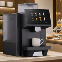 Machine à café automatique commerciale U5 Plus pour l'hôtellerie, la restauration et l'HORECA avec écran tactile Android de 10,1 pouces