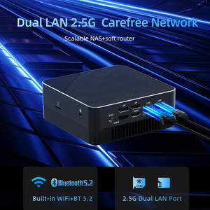 Mini PC de jeu AMD NUC R5 <span class=keywords><strong>5500U</strong></span> R7 Ryzen 7 <span class=keywords><strong>5700U</strong></span> 8 cœurs 2.5G double LAN DP HD-MI WiFi6 Win11 Ubuntu OEM - Product Image 4