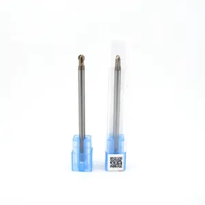 Chất lượng cao vi đường kính cacbua cuối nhà máy hrc65 rãnh sâu DLC phẳng endmill phay Công cụ Cắt hslb2001