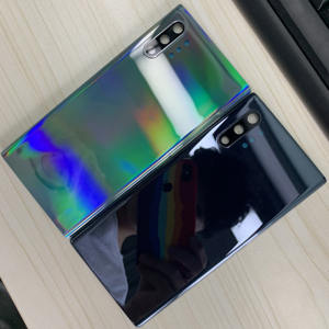 Couvercle de batterie de remplacement pour <span class=keywords><strong>samsung</strong></span> S24 S23 S22 <span class=keywords><strong>S10</strong></span> Note 10 A13 Verre arrière trempé - Product Image 1