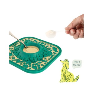 Tapis à lécher en silicone facile à nettoyer pour chien, tapis d'alimentation lente, design antidérapant, conception 2-en-1, ventouses puissantes - Product Image 6