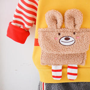 Ropa de Otoño para Bebés, Conjunto Deportivo Unisex para Niños, Camiseta con Bolsillo y Pantalones, Conjuntos de China - Product Image 3