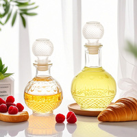 Carafe à vin en verre transparent Ru Star Luxury 250ml/500ml/1000ml avec bouchon en verre hermétique pour vin, spiritueux, décoration de bar à domicile