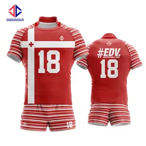 Kunden spezifische hochwertige schnell trocknende Rugby-Uniformen zum Verkauf