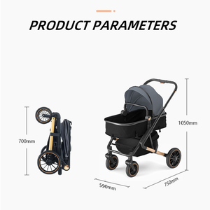 Système de voyage en gros à prix avantageux, poussette de luxe pour bébé avec <span class=keywords><strong>nacelle</strong></span> et siège - Product Image 6