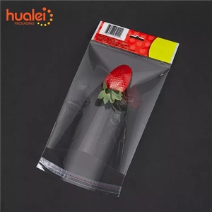 Nhà máy tùy chỉnh in ấn thiết kế logo OPP Túi với thẻ tiêu đề treo lỗ tự dính CELLO Giấy bóng kính Túi - Product Image 3