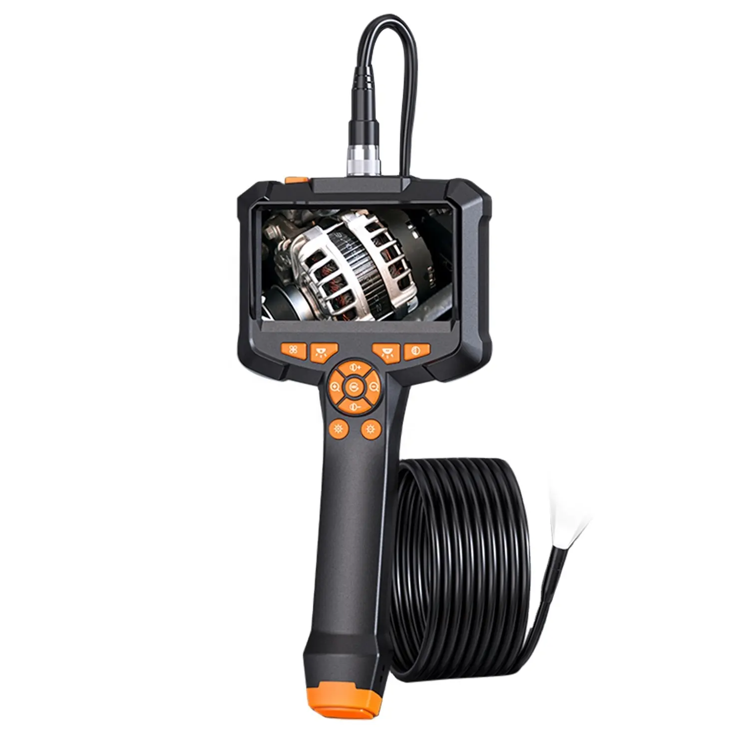 下水道管内視鏡カメラ用のベストセラー5インチボアスコープカラーモニターハンドヘルド産業検査カメラ
