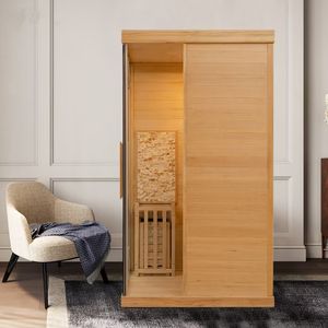 Camera di casa <span class=keywords><strong>Suana</strong></span> 3 persone capacità riscaldamento carbonio Sauna a infrarossi con piastra a basso tenore di carbonio magnetico - Product Image 4