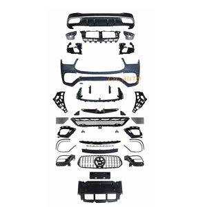 Kit de carrocería estilo GLE63s AMG, difusor trasero de parachoques delantero para <span class=keywords><strong>Mercedes</strong></span> <span class=keywords><strong>Benz</strong></span> <span class=keywords><strong>GLE</strong></span> Class W167 V167 AMG 2020 <span class=keywords><strong>2021</strong></span> 2022 + - Product Image 3
