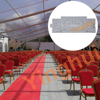 Tapis en herbe synthétique T-02 léger et modulaire pour terrasses extérieures, mariages, cérémonies, fêtes et événements
