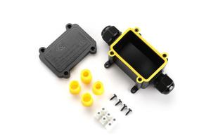 Boîtiers de jonction étanches <span class=keywords><strong>IP68</strong></span> robustes en PC, connecteur LED 1 entrée-1 sortie, boîtier électrique en plastique étanche pour câble - Product Image 6