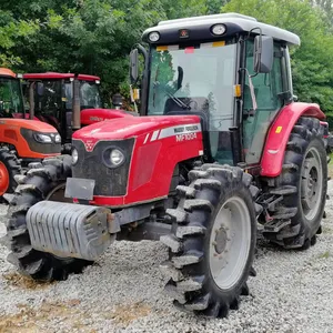 Trattori agricoli usati della ruota dell'azienda agricola del macchinario massey ferguson xtra mf1004 100hp 4 x4wd con la piccola mini attrezzatura compatta