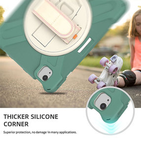 เคสแท็บเล็ตซิลิโคนคุณภาพสูง 3 ชั้นป้องกัน สำหรับ Huawei <span class=keywords><strong>Mediapad</strong></span> <span class=keywords><strong>M6</strong></span> <span class=keywords><strong>10.8</strong></span> สีดำ - Product Image 6