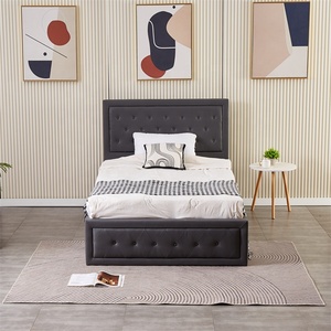 Super stoccaggio moderno popolare <span class=keywords><strong>letto</strong></span> <span class=keywords><strong>letto</strong></span> <span class=keywords><strong>letto</strong></span> formato <span class=keywords><strong>singolo</strong></span> camera da <span class=keywords><strong>letto</strong></span> mobili in pelle PU Comfort <span class=keywords><strong>letto</strong></span> a Gas - Product Image 1