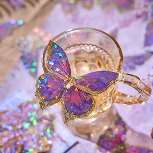 ชุดสติกเกอร์ลายผีเสื้อสีบรอนซ์, ซีรีส์ดรีมรีดิเมนเดชั่น, สติกเกอร์ลายผีเสื้อสไตล์ INS สำหรับตกแต่งงานปาร์ตี้ DIY และงานฝีมือ - Product Image 4