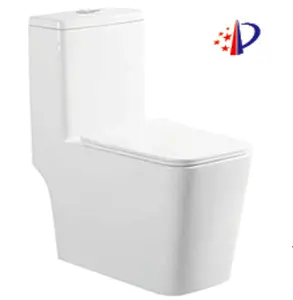 Hot selling one-piece toilet Bathroom Classical Square Sanitary Ware Ceramic Toile good quality