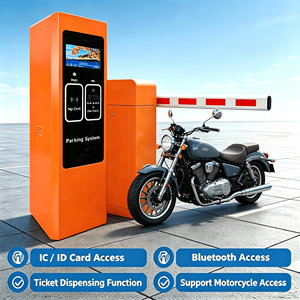 กล่องจำหน่ายตั๋วสำหรับประตูรั้ว ระบบป้องกัน IP54 เซอร์โวมอเตอร์ วิดีโออินเตอร์คอม รีโมทคอนโทรล รองรับการควบคุมสำหรับทางเข้า/ออกที่<span class=keywords><strong>จอด</strong></span><span class=keywords><strong>รถ</strong></span> - Product Image 1