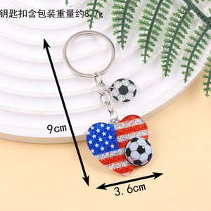 Llavero <span class=keywords><strong>de</strong></span> Plástico Popular con Diseño <span class=keywords><strong>de</strong></span> Bandera Nacional, Llavero Colgante <span class=keywords><strong>de</strong></span> Moda Personalizado <span class=keywords><strong>de</strong></span> Acrílico con Forma <span class=keywords><strong>de</strong></span> Lazo Redondo y Balón <span class=keywords><strong>de</strong></span> Fútbol, ¡Gran Venta! - Product Image 4