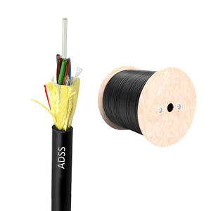 Cable de <span class=keywords><strong>Fibra</strong></span> Óptica Aéreo OUFU de 24 Núcleos, 48 Núcleos, 6, 12, 48, 96, 144 Hilos, PE/AT, con Cubierta Simple, ADSS - Product Image 5