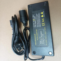 Adaptateur secteur pour voiture 12V 15A convertisseur allume-cigare convertisseur de puissance adaptateur secteur DC 110V/ 220V à 12V 15A briquet