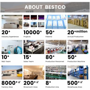 BESTCO Projecteur LED COB Moderne Rotatif à 355 Degrés 10W, Zoomable et Modulable, <span class=keywords><strong>Lumière</strong></span> sur Rail, Logo Gobo, Changement <span class=keywords><strong>de</strong></span> Couleur, pour <span class=keywords><strong>Musée</strong></span> - Product Image 4