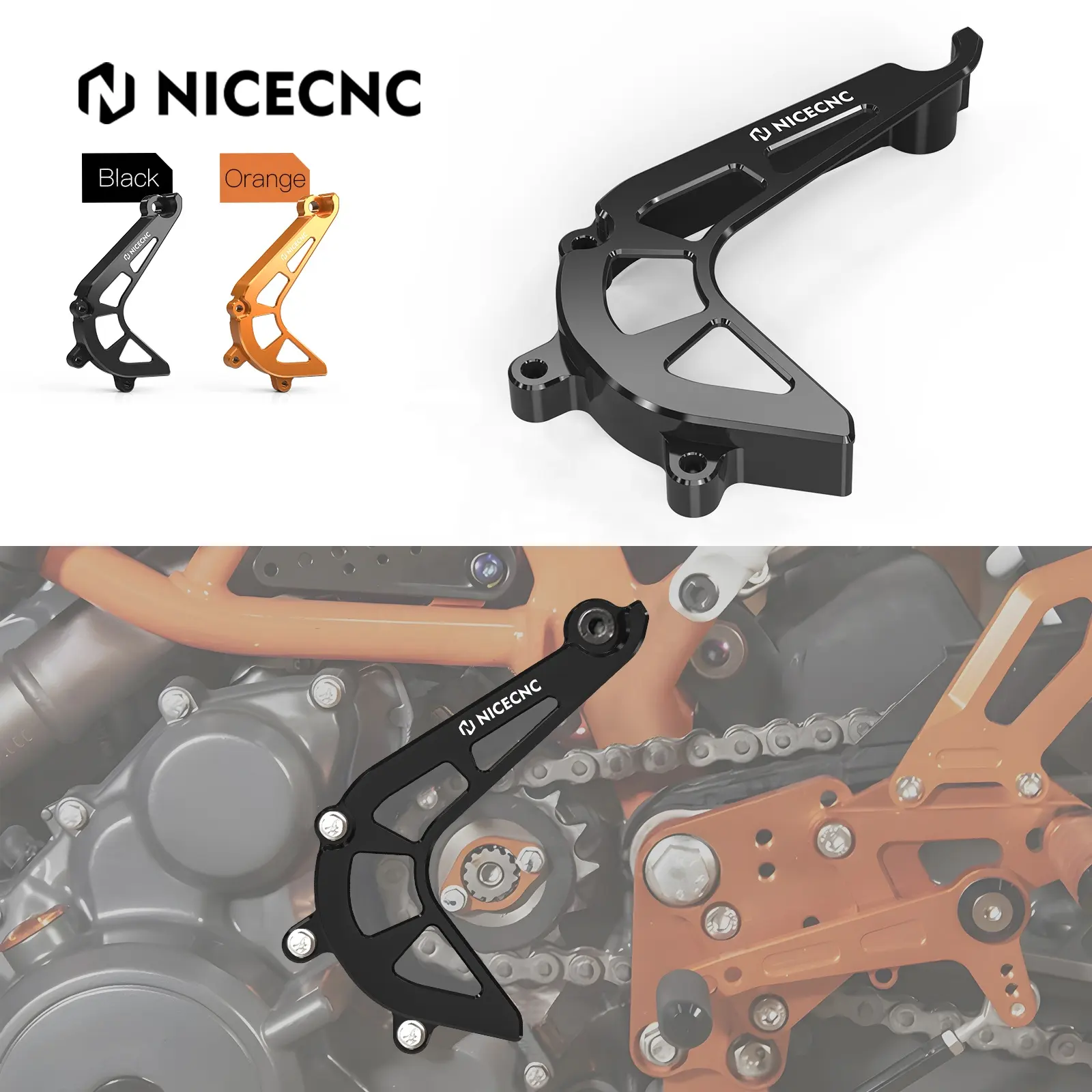 Protecteur de pignon de chaîne de roue à chaîne NiceCNC pour KTM 390 DUKE/Adventure 2017-2023