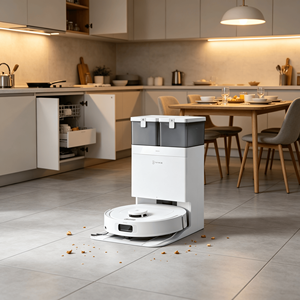 หุ่นยนต์ดูดฝุ่น Ecovacs DEEBOT T30C Prime รุ่นเงียบพิเศษ พร้อมแท่นชาร์จ แรงดูด 25000Pa ใช้งานได้นาน 3 ชั่วโมง เหมาะสำหรับบ้านขนาดใหญ่ - Product Image 2