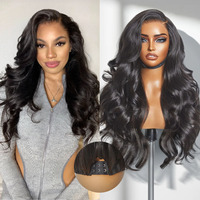 Klebefreie 7x6 HD Lace Wig aus indischem Rohhaar, Loose Body Wave Perücke, vorgeschnittene Spitze, verstellbare Echthaar-Lace-Front-Perücke