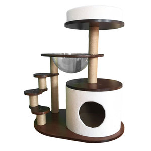 Árbol para Gatos de 7 Niveles con Cápsula Espacial Interactiva y Casa para Gatos, Diseño Atractivo que Reduce <span class=keywords><strong>el</strong></span> Aburrimiento para Gatos de Interior - Product Image 2