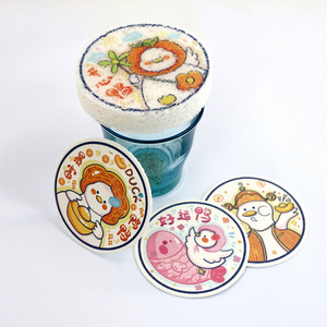 Esponjas reutilizables de doble cara para lavado de platos, esponja antiadherente de celulosa, pulpa de madera comprimida - Product Image 4