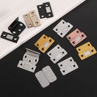 Loquet magnétique à ventouse pour porte de placard et tiroir en acier laminé à froid, ultra-fin, durable, étanche, design minimaliste, facile à installer