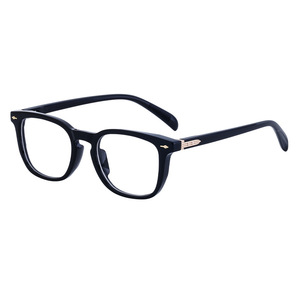 Lunettes optiques pour hommes ZS-98147 à monture carrée, verres PC pleine monture, anti-reflet, double usage, verres plano, effet remodelant le visage - Product Image 5