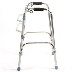 Wanying Stainless Steel Folding <b>Walker</b> With Seat For <b>Elderly</b> Silver Gray - Product Image 2