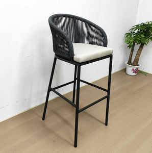 Wholesale Modern Outdoor Garden Furniture Cheap Rope Bar <b>Stool</b> and High <b>Table</b> for <b>Dining</b> Hotels and Parks - Product Image 1
