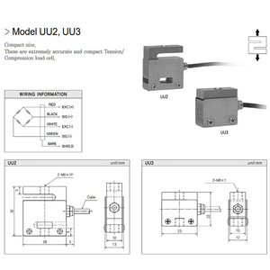 เครื่องชั่งน้ำหนัก veidt สำหรับผลิตภัณฑ์ dacell Dalla ของเกาหลี UU3-K5ดั้งเดิม UU3-K10 UU3-K20เซ็นเซอร์การบีบอัดความตึงเครียด K100 - Product Image 3